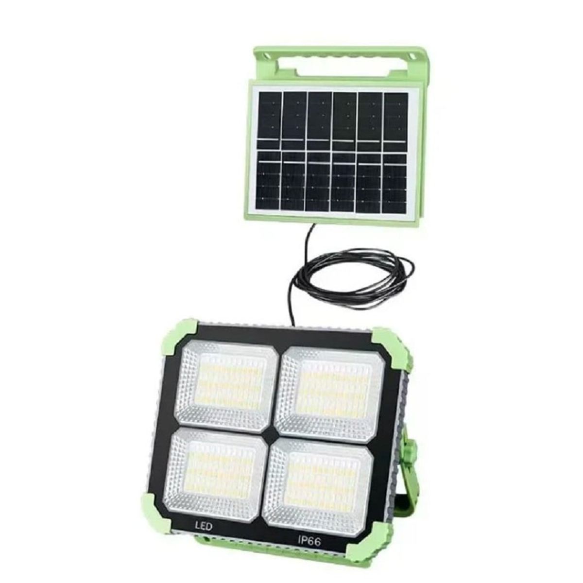 GENERICO - Lampara Reflector Panel Solar Sensor de Movimiento