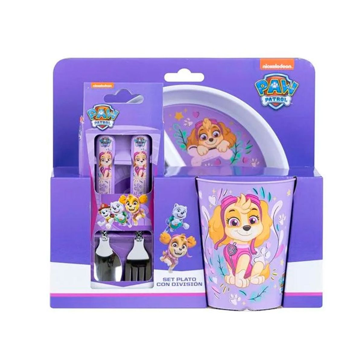 SCOOL - Vajilla Infantil Paw Patrol Niña Division Scool+Vaso+Cub 703801