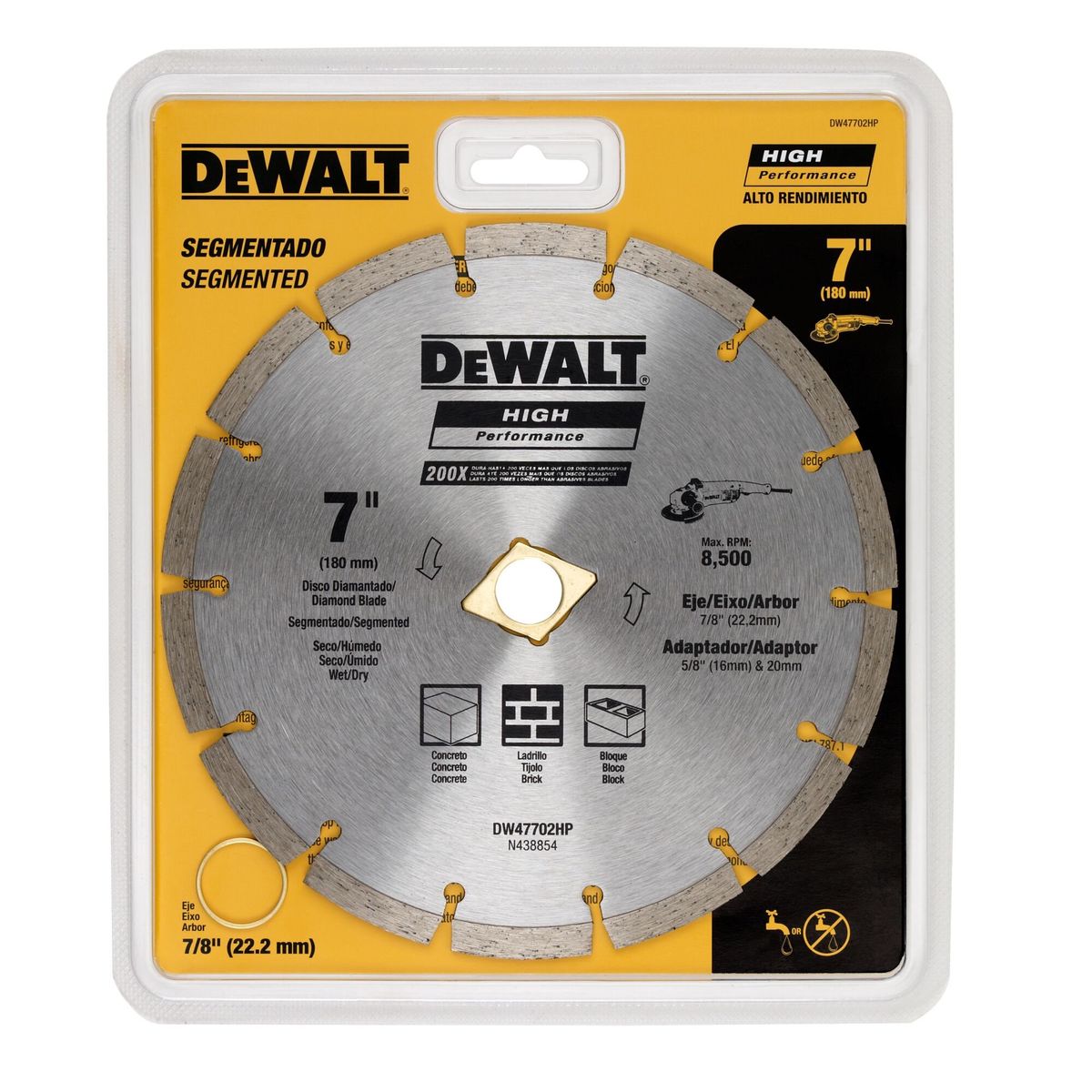 DEWALT - Disco Diamantado 7 Segmentado Dewalt DW47702HP