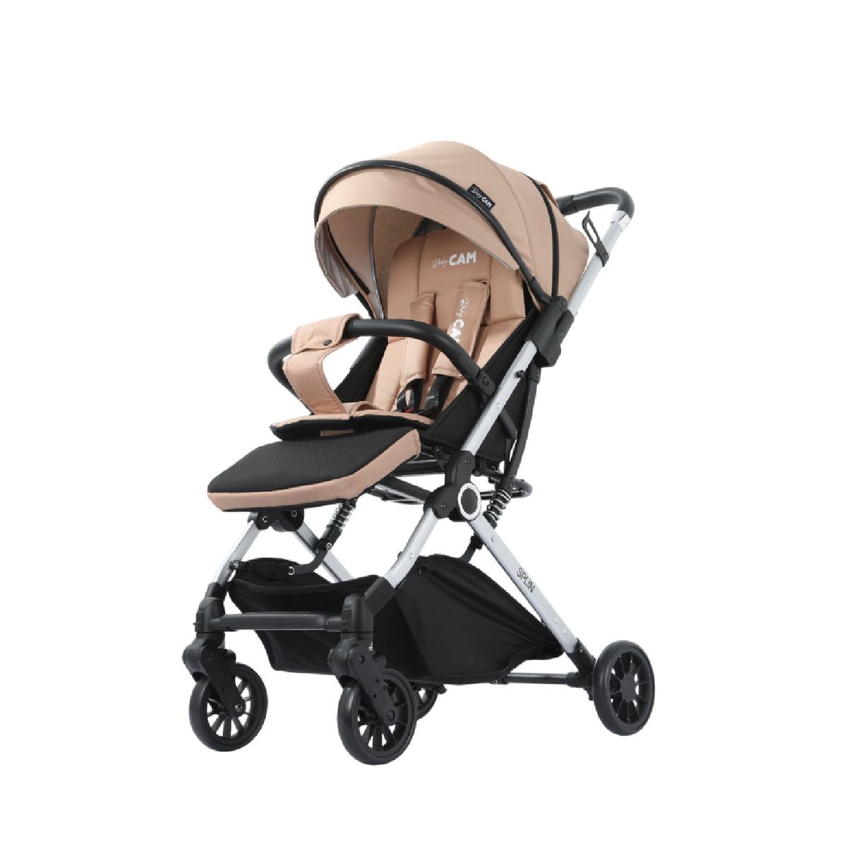 BABY CAM - Coche Splin aluminio Baby CAM beige