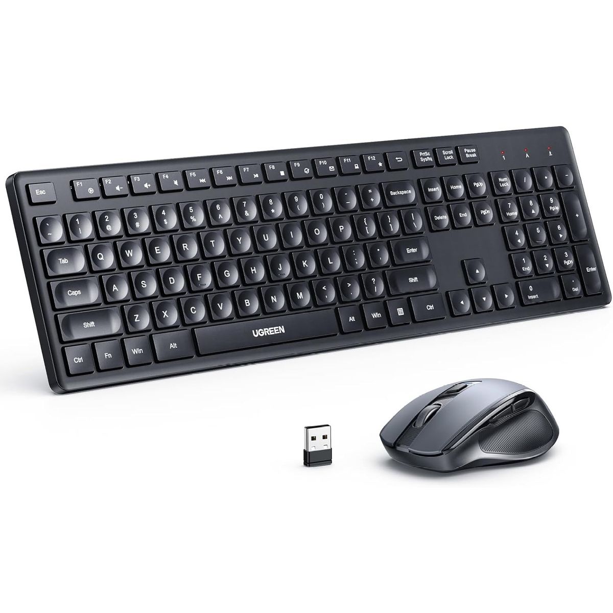 UGREEN - Ugreen Combo Teclado y Mouse Inalambrico 4000dpi 2.4G MK006 - 35740