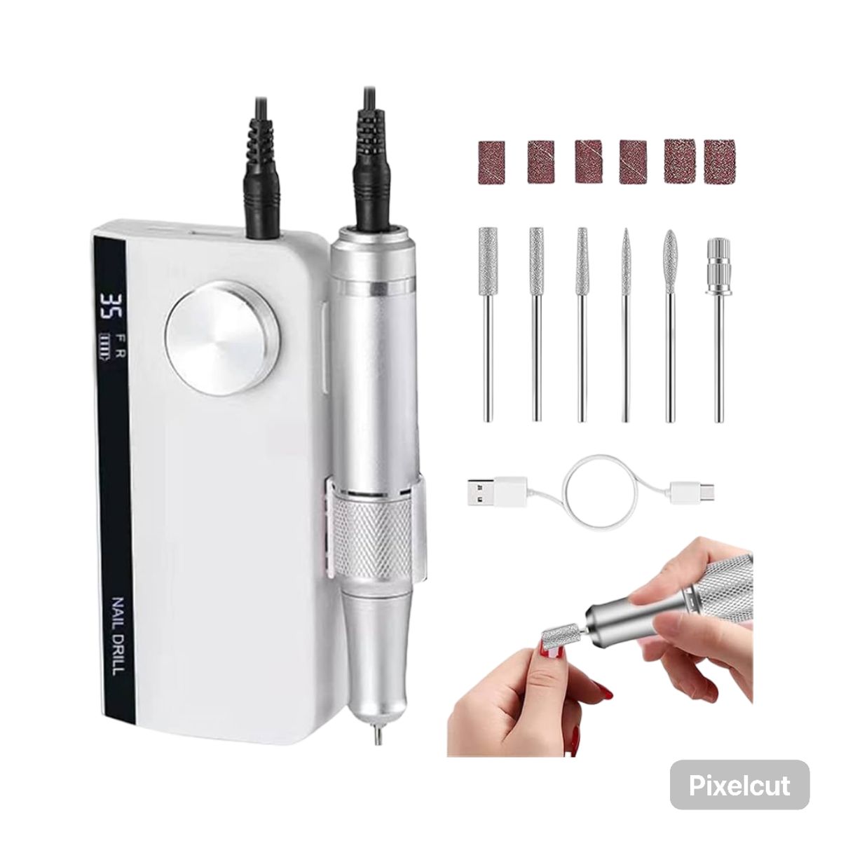 GENERICO - DRILL DE UÑAS 35,000 RPM