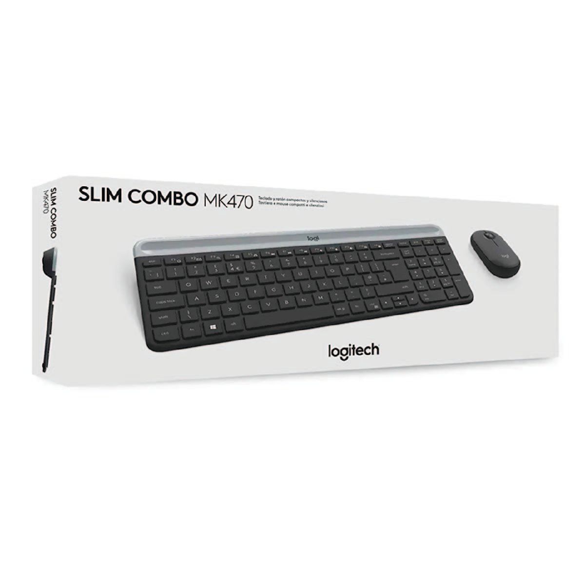 LOGITECH - Teclado Logitech MK470 Slim Grafito