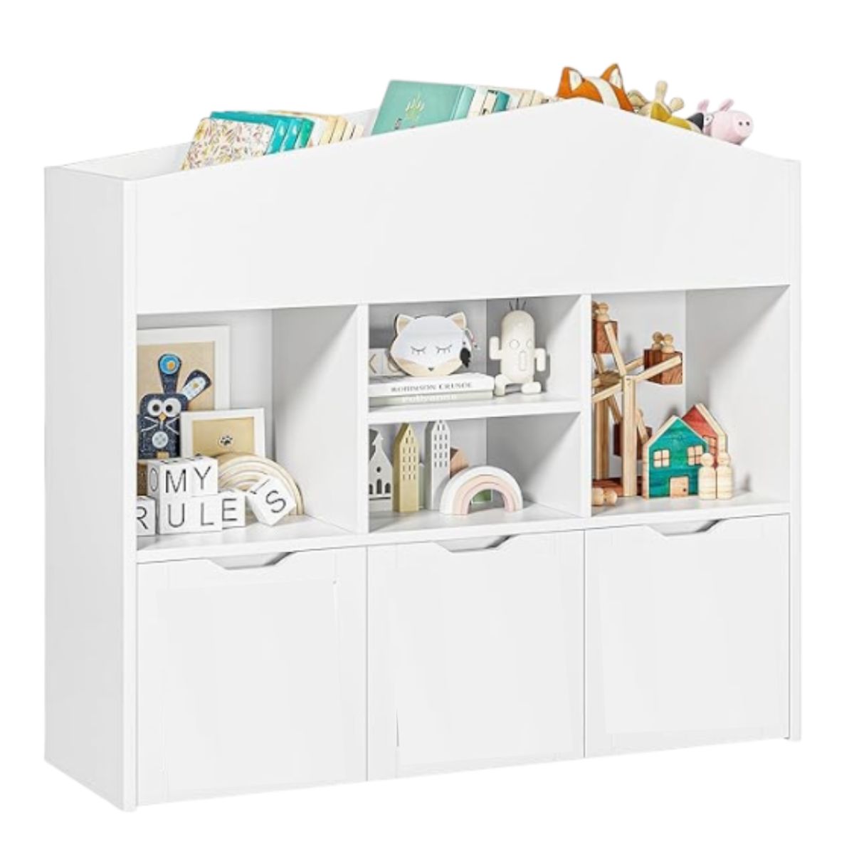 GENERICO - Estante Librero Organizador Miranda Blanco Petrox Home