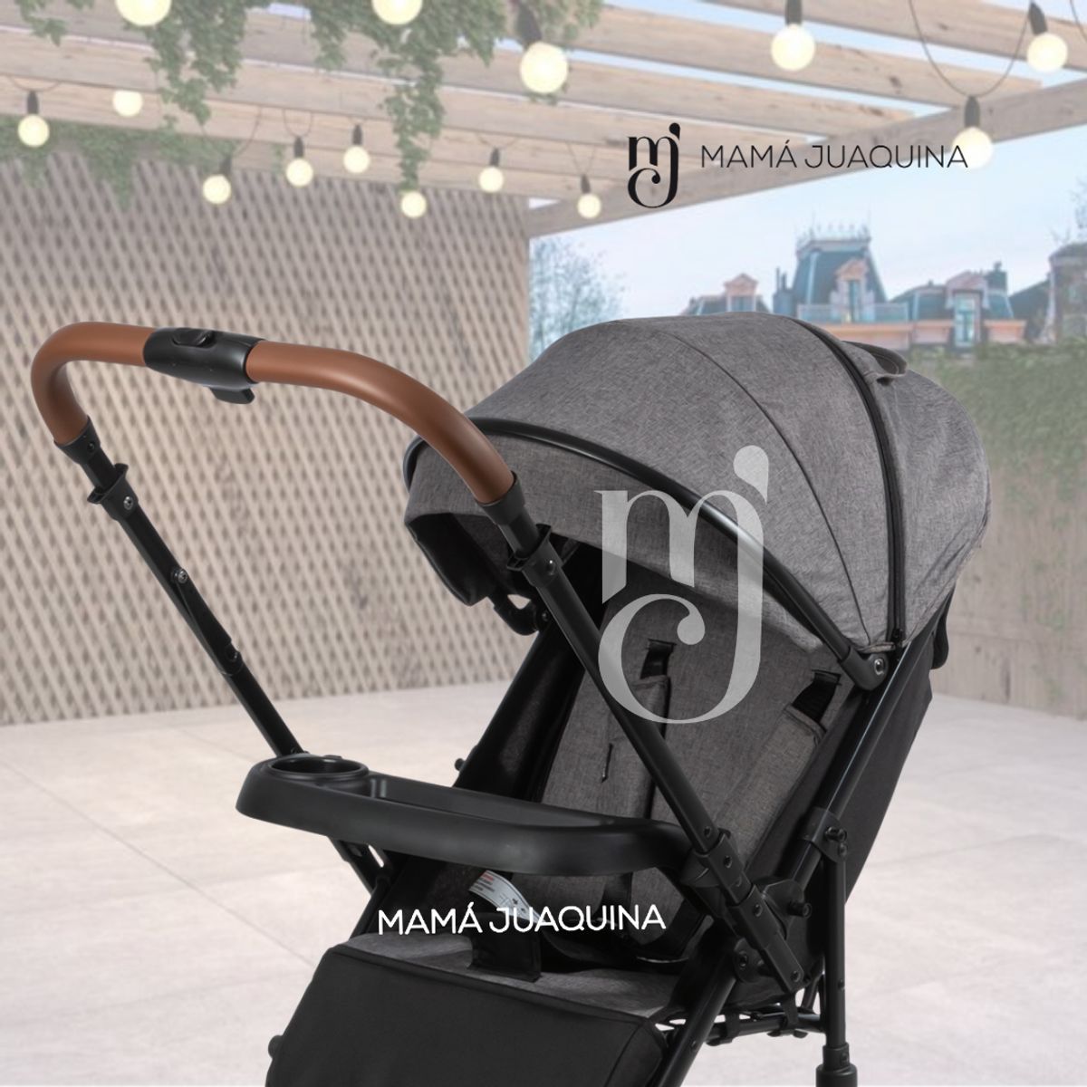BEAUTIFUL - Coche de Paseo para Bebé «ANDALE» con Mango Reversible Gris