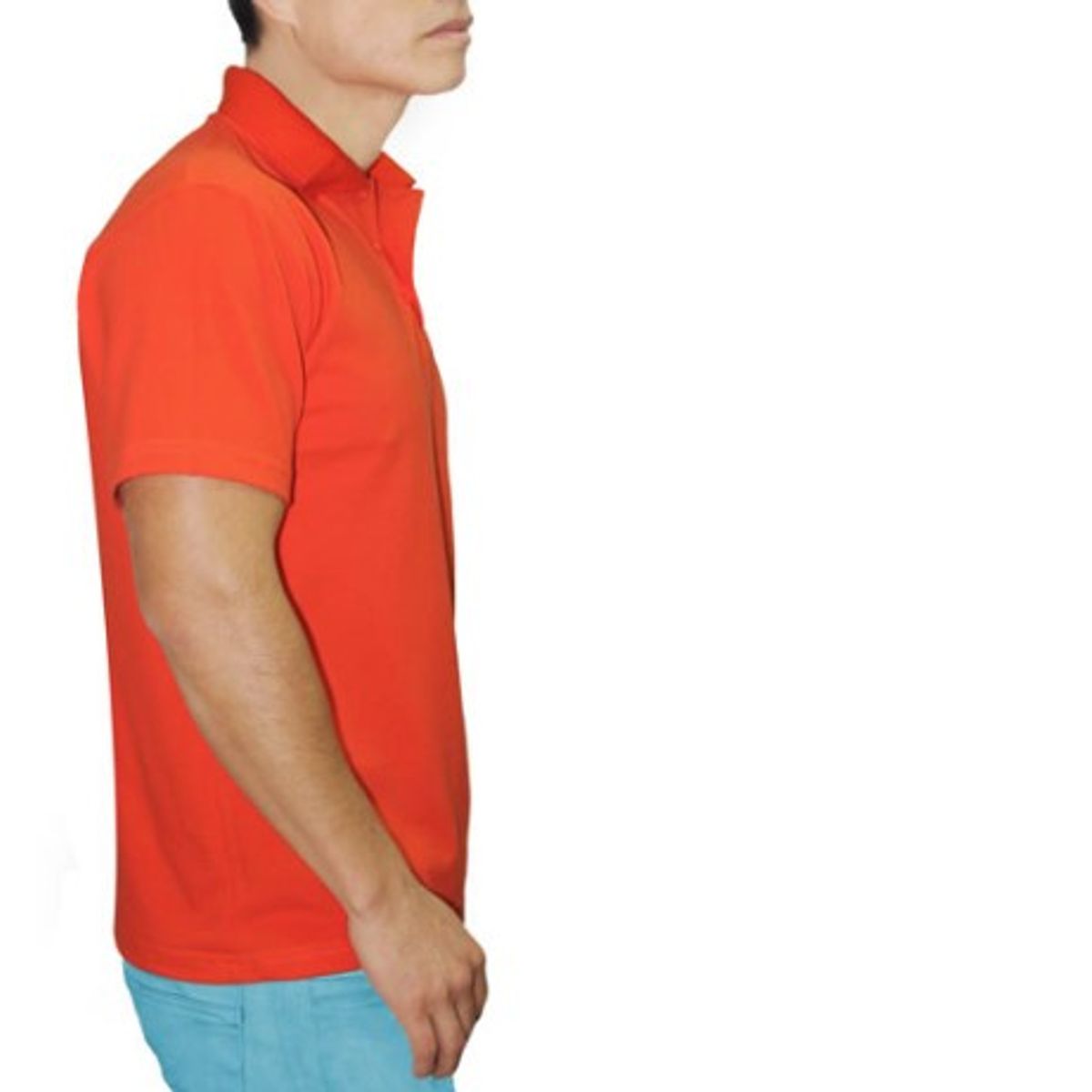 GENERICO - POLO CAMISERO MANGA CORTA NARANJA