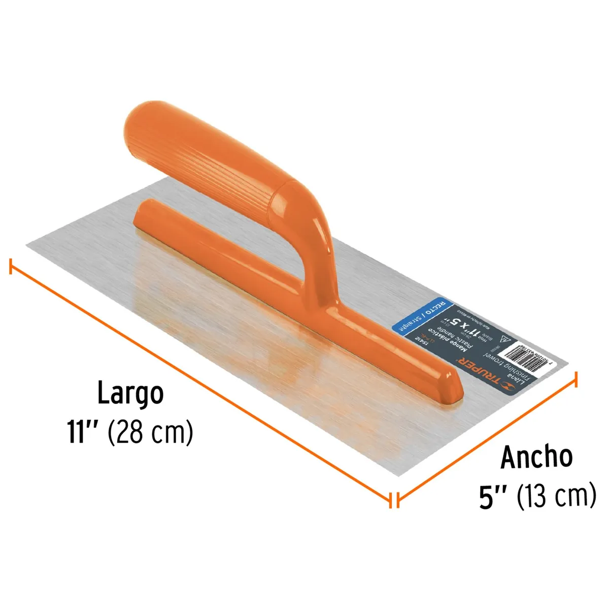 TRUPER - Lijadora orbital profesional 200w kit empastador fino acabado TRUPER