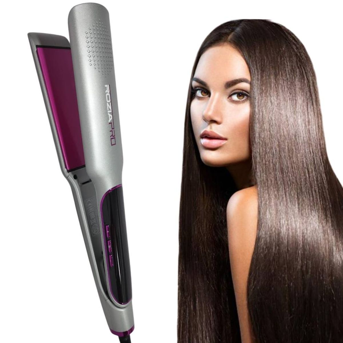 GENERICO - Plancha Rozia Profesional Ceramica Turmalina