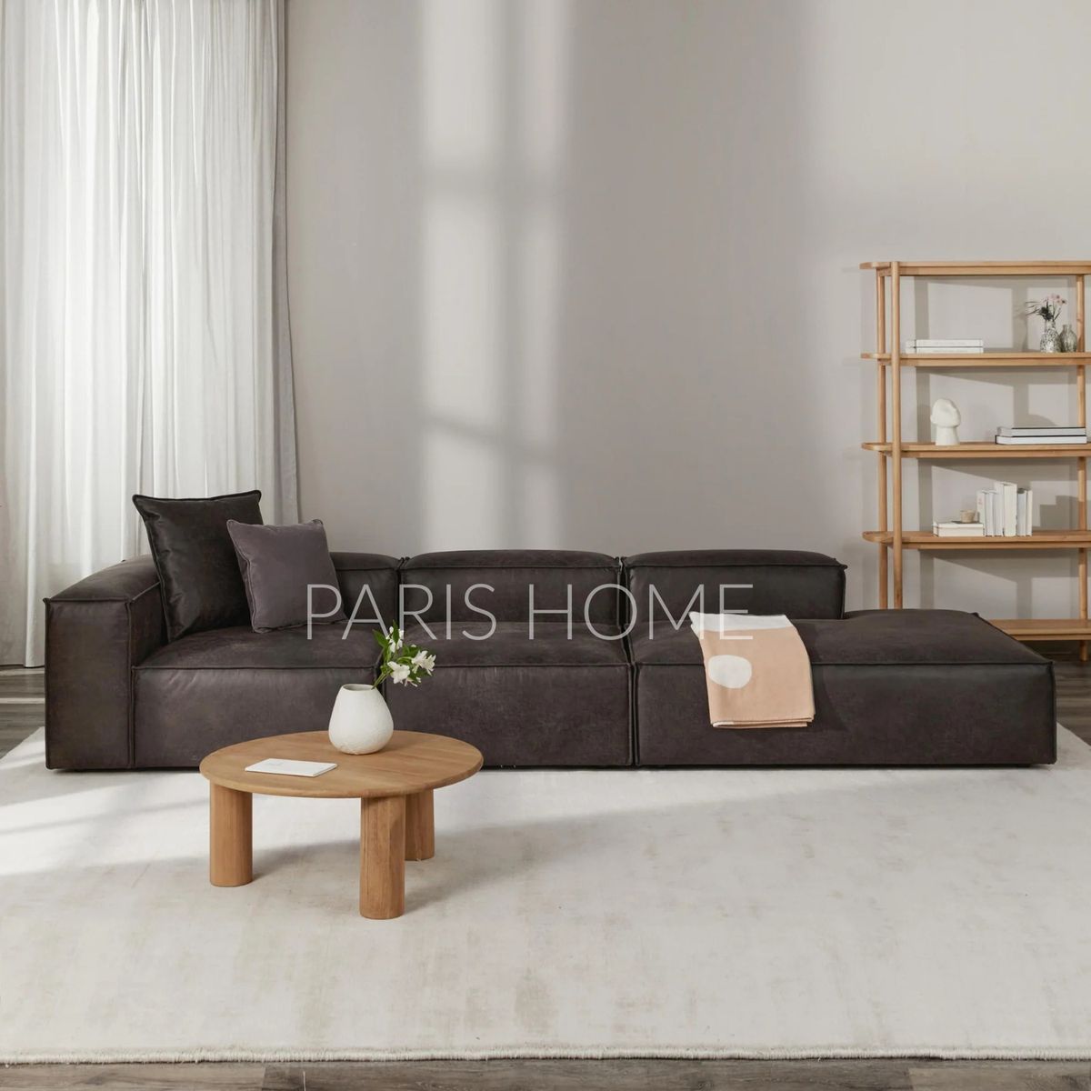 GENERICO - Seccional Izquierdo Divan Modular Grande Monarch Ultracuero - Taupe