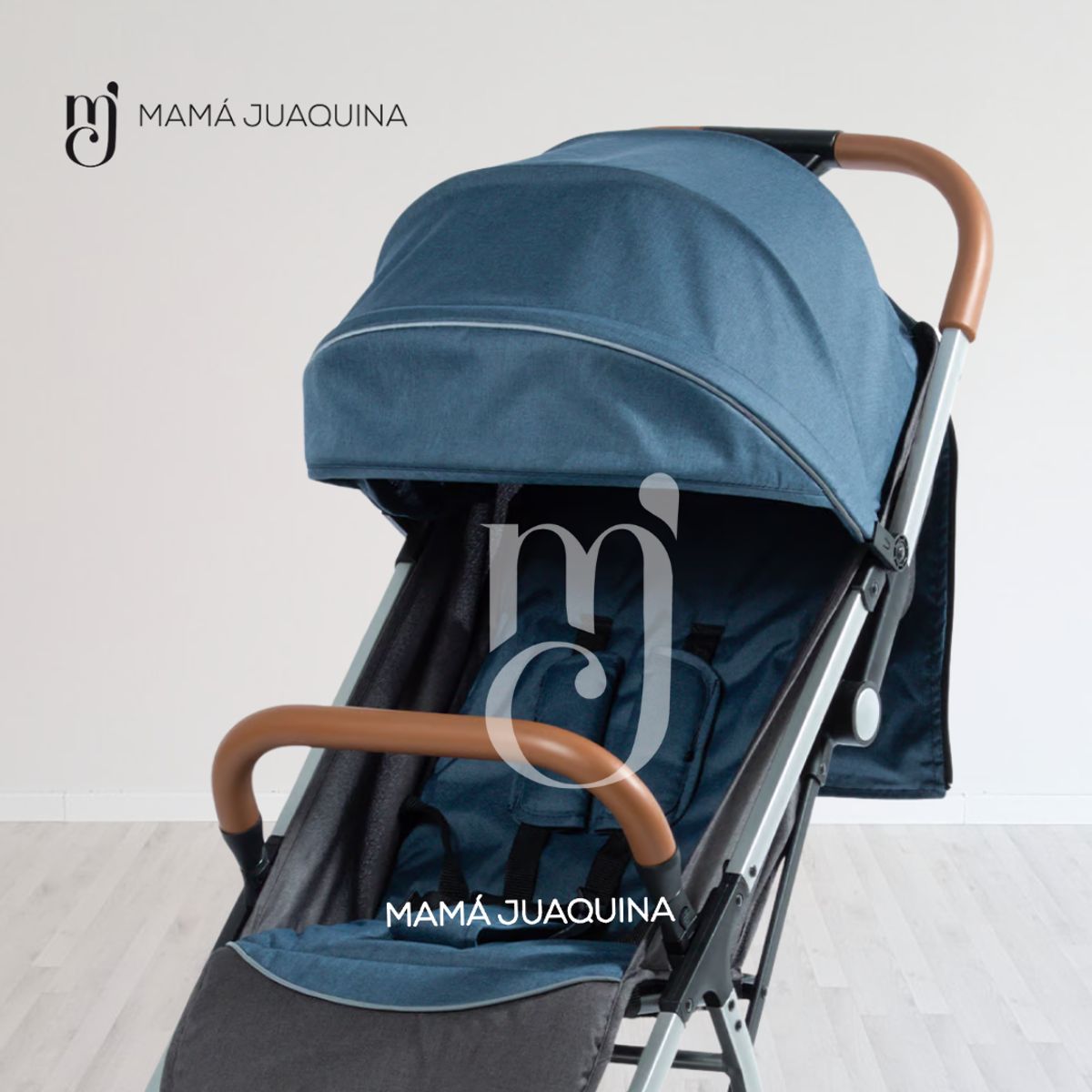 BEAUTIFUL - Coche Maleta para Bebé «SAFFE» De Fácil Plegado Blue