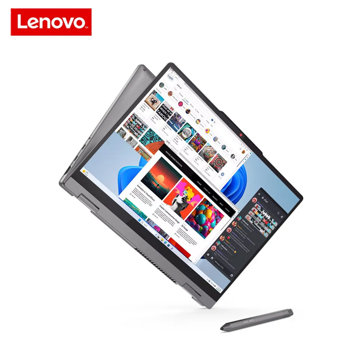 LENOVO - Lenovo IdeaPad 5 2 en 1 9na G 14” WUXGA Touch Ryzen 7 8845HS 16GB 512 GB SSD Lapiz  Free DOS