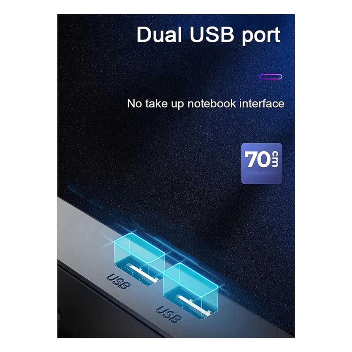 CYBERCOOL - Cooler para Laptop 6 Ventiladores Gamer Enfriamiento de Notebook 17"