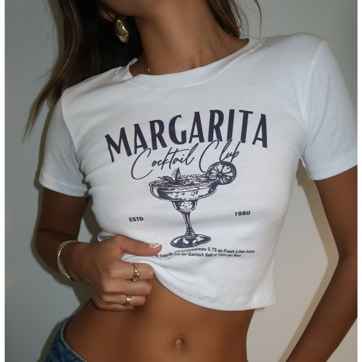 BETWEEN US - Polo Baby Tee Margarita