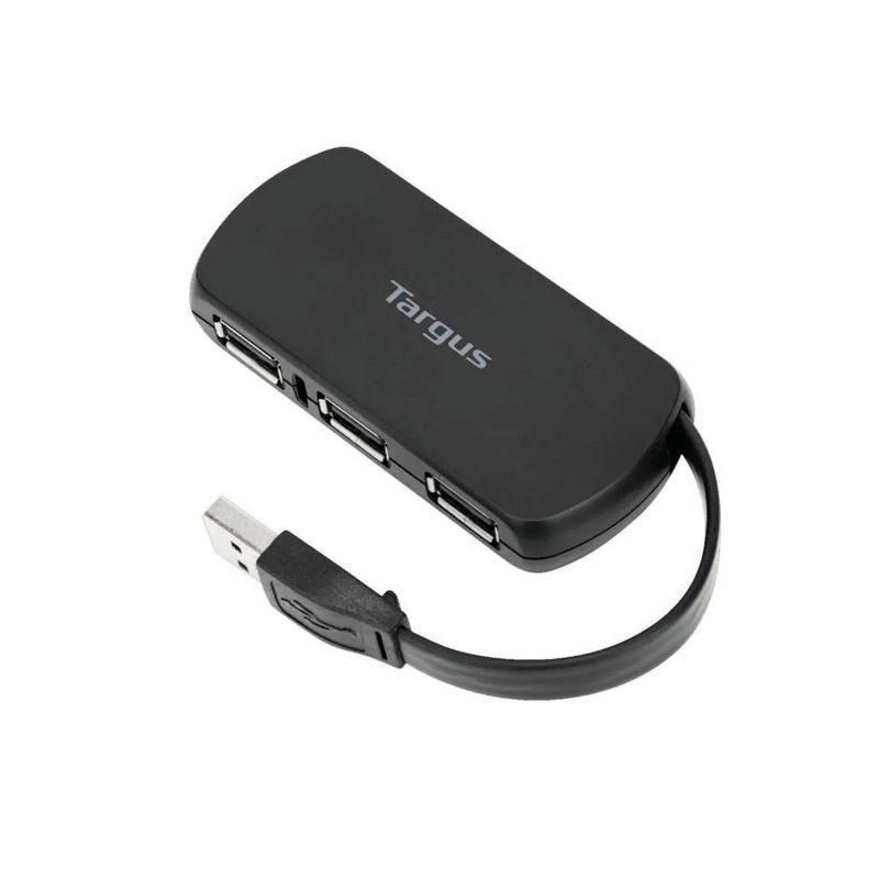 TARGUS - Cable Hub Targus ACH214 (ACH114us) 4 Puertos Usb 2.0 Negro