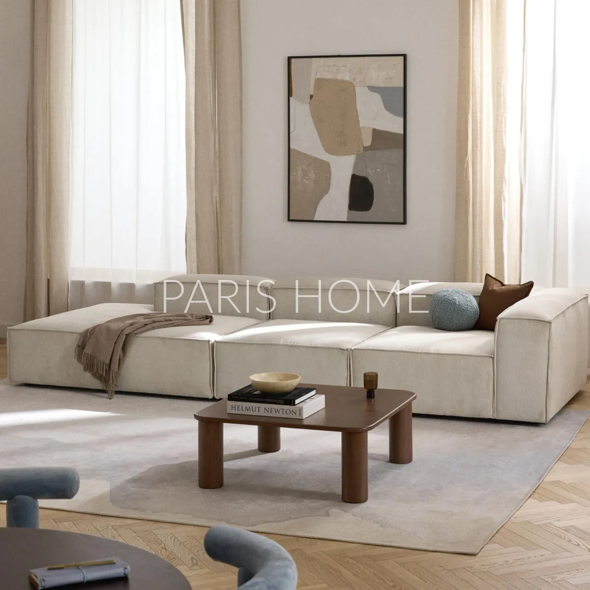 GENERICO - Seccional Derecho Divan Modular Grande Monarch Pana - Beige
