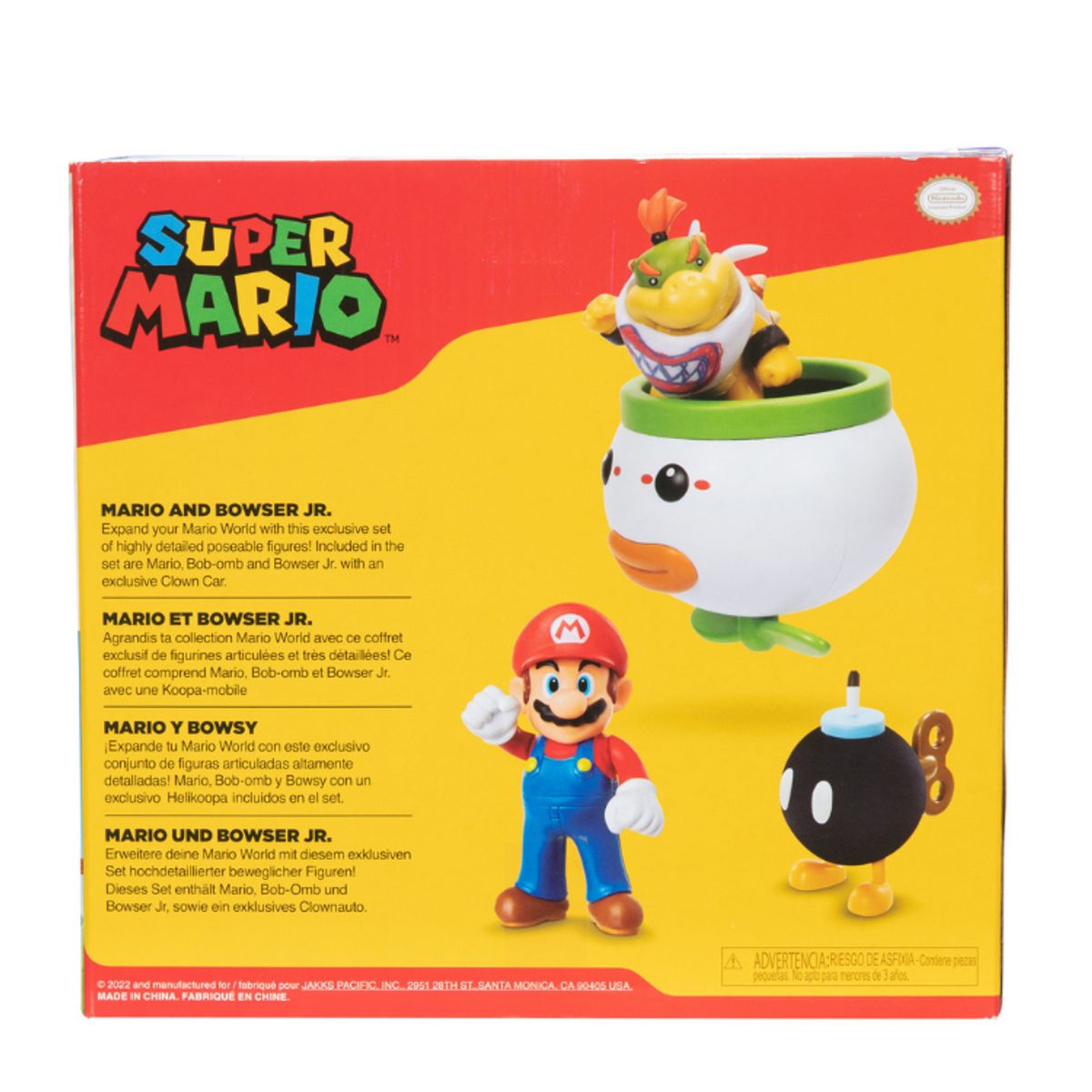 NINTENDO - NITENDO 2 5" FIGURAS MARIO-BOWSER PLAYSET