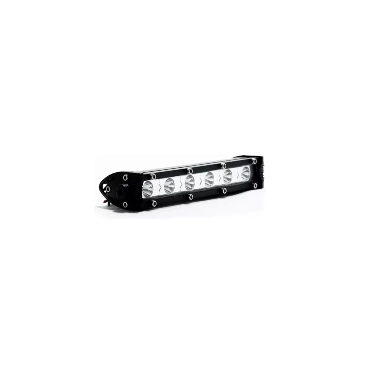 GENERICO - Barra Slim 6 Led Blanco Estrobo 7 Pulgadas Faro Delgada 18w