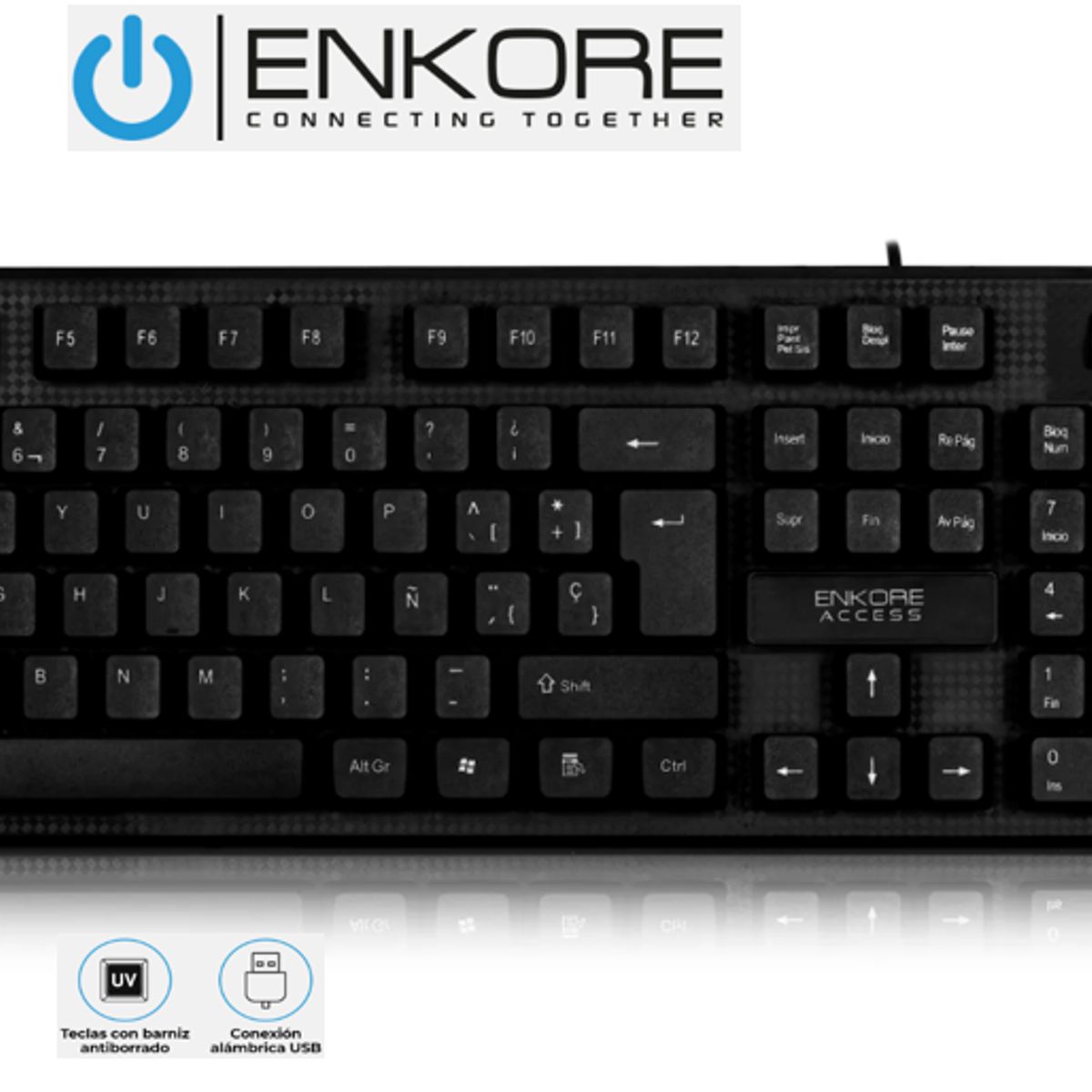 ENKORE - Kit Access ENT508 Teclado + Mouse USB Enkore