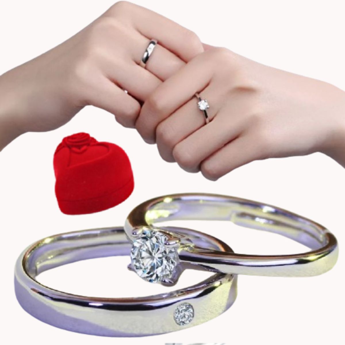 NO LOGO - Anillo Para Pareja - Regalo Aniversario novios