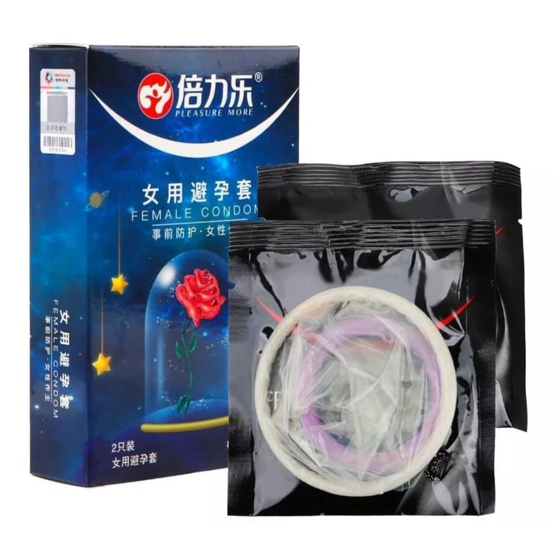 GENERICO - Condones Eroticos Femeninos x 2 unidades