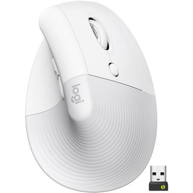 LOGITECH - Mouse Logitech Vertical MX Lift Bluetooth Ergonómico - Blanco