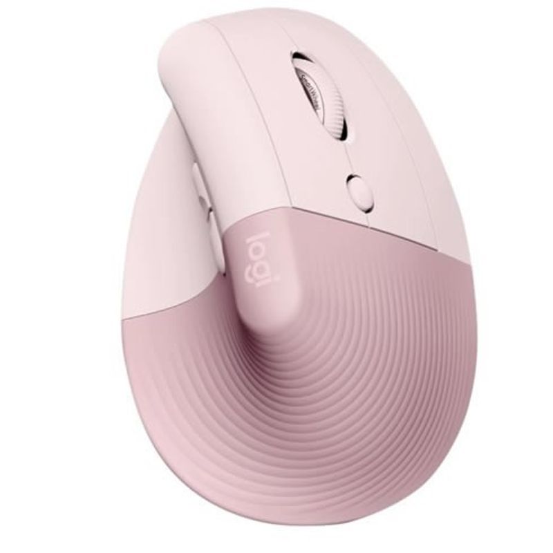 LOGITECH - Mouse Logitech Vertical MX Lift Bluetooth Ergonómico - Rosado