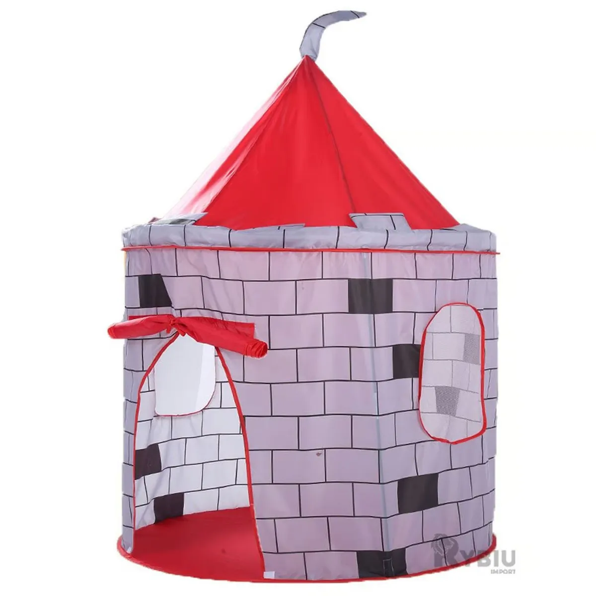 GAME POWER - Carpa Castillo Armable para Niños Rojo