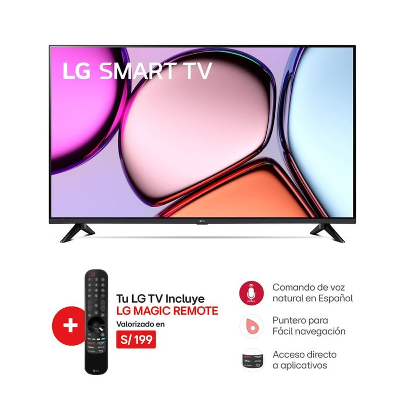 LG - Televisor LG 32 Pulg. LED Smart TV HD con Thinq AI 32LQ600BPSA l Control Magic