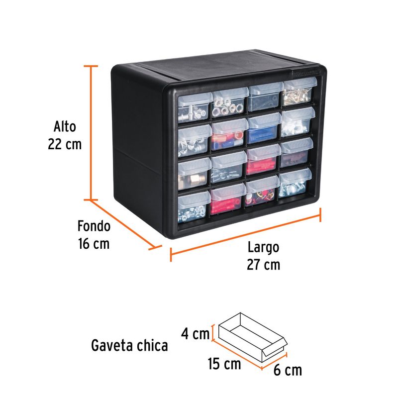 TRUPER - Organizador De 16 Compartimientos