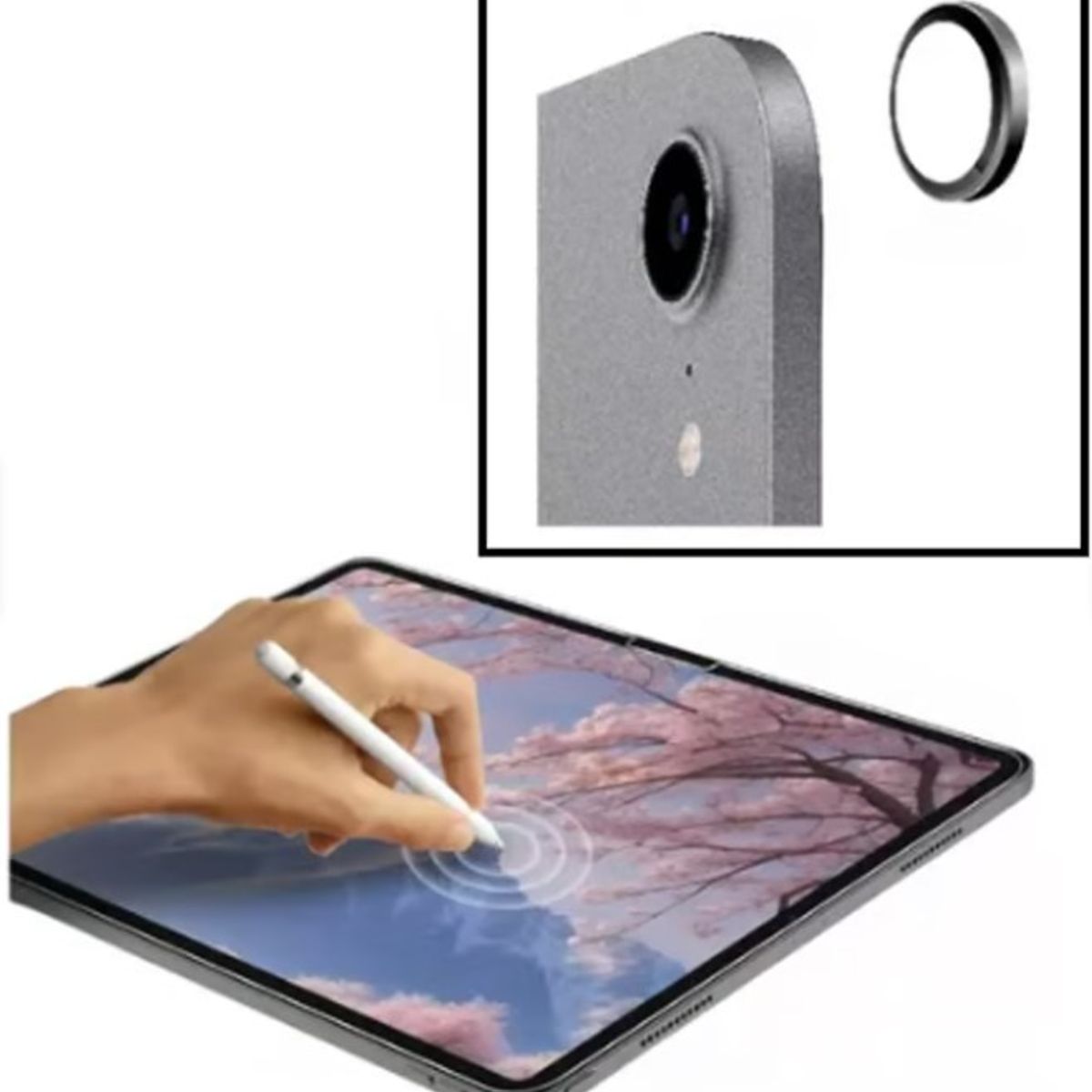 A BRAND - Mica Papel Para iPad Air 7 M3 13 Mica Vidrio Camara 2025