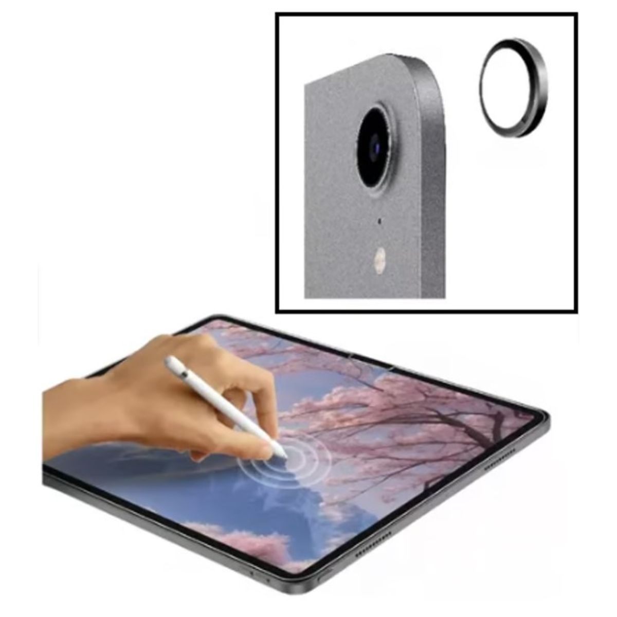 A BRAND - Mica Papel Para iPad Air 7 M3 13 Mica Vidrio Camara 2025