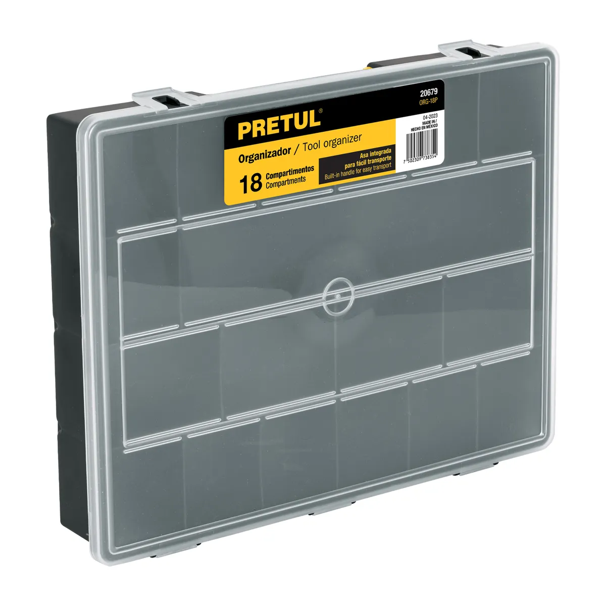 PRETUL - Organizador 14 Pulg con 18 Compartimentos