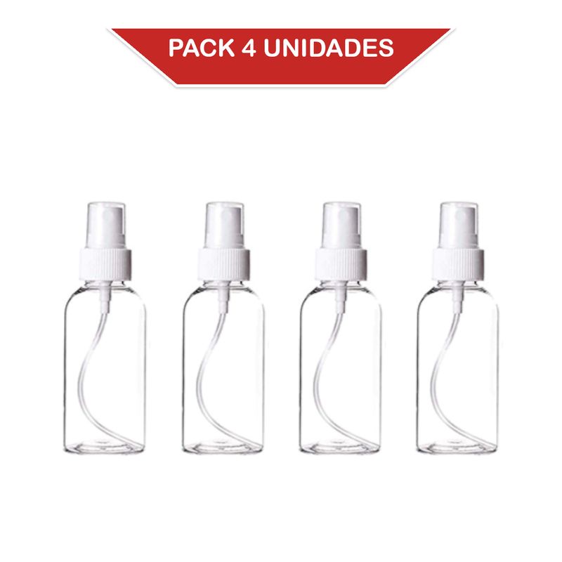 SPRAY - Frasco spray-atomizador 60ml pack 4 unidades