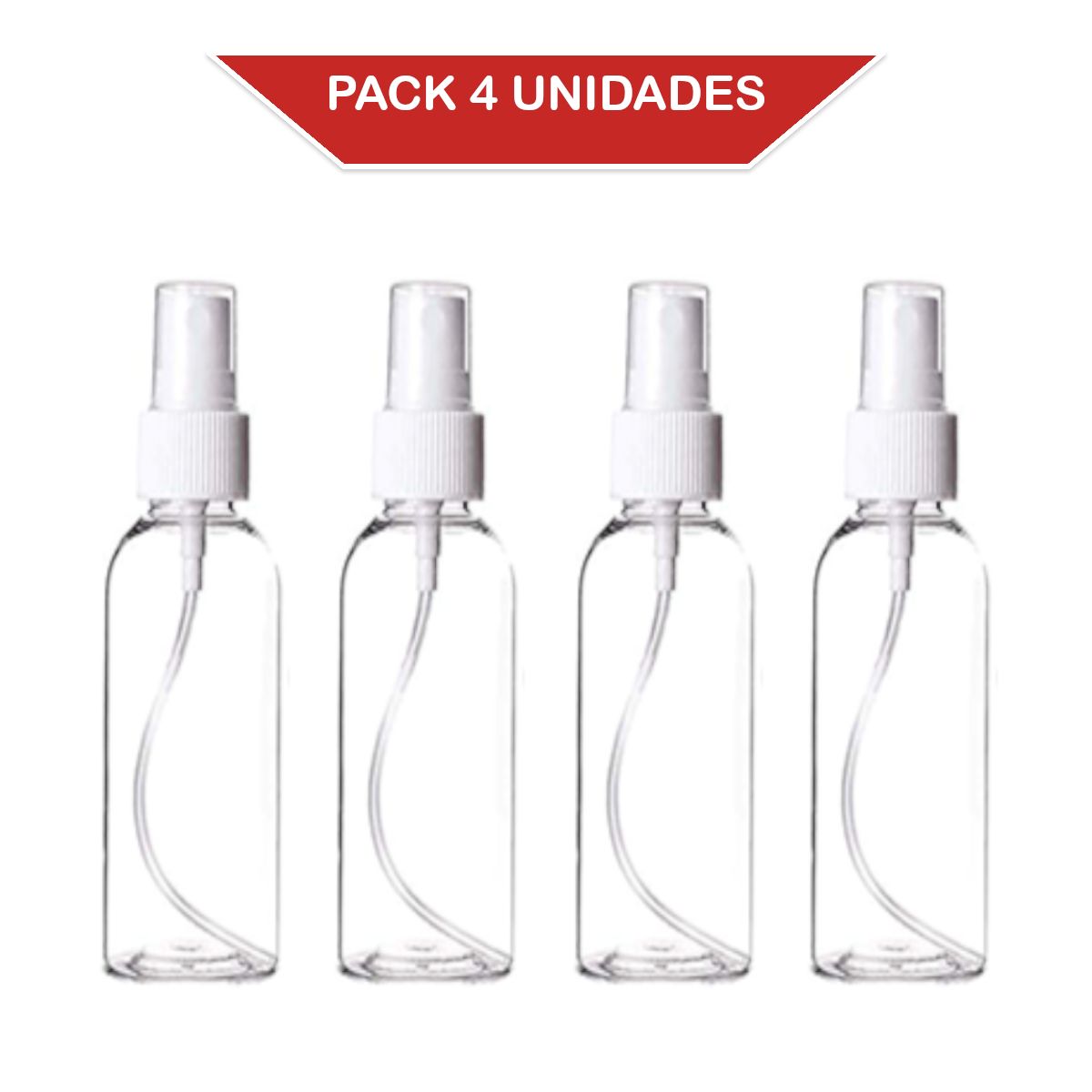 SPRAY - Frasco spray-atomizador 100ml pack 4 unidades
