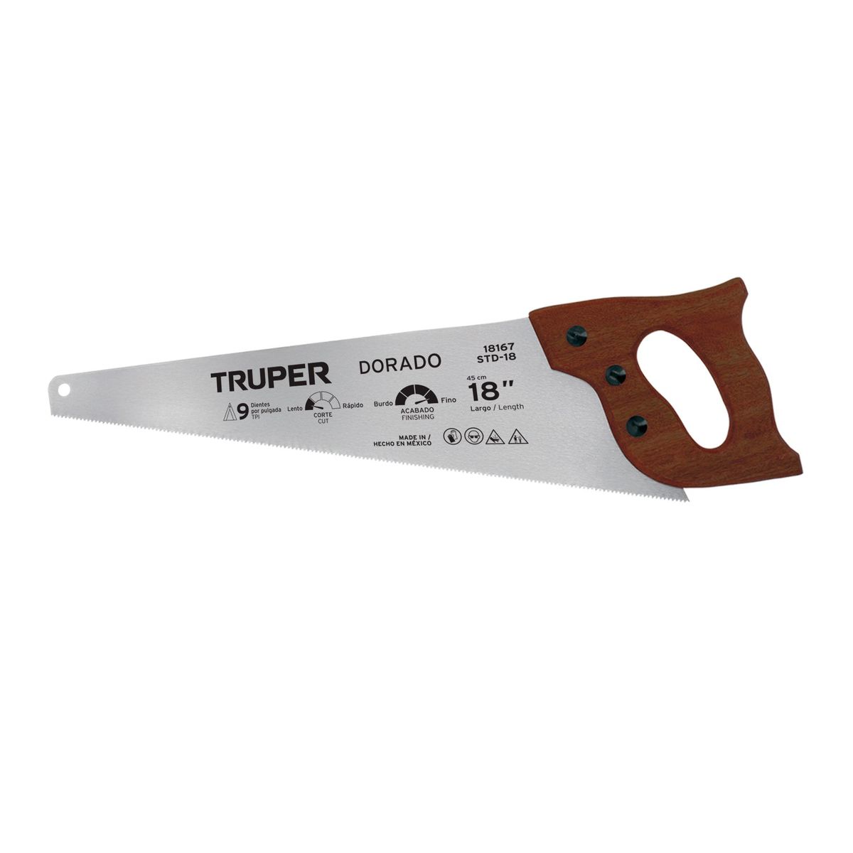 TRUPER - Serrucho 18" Dorado 9 DPP