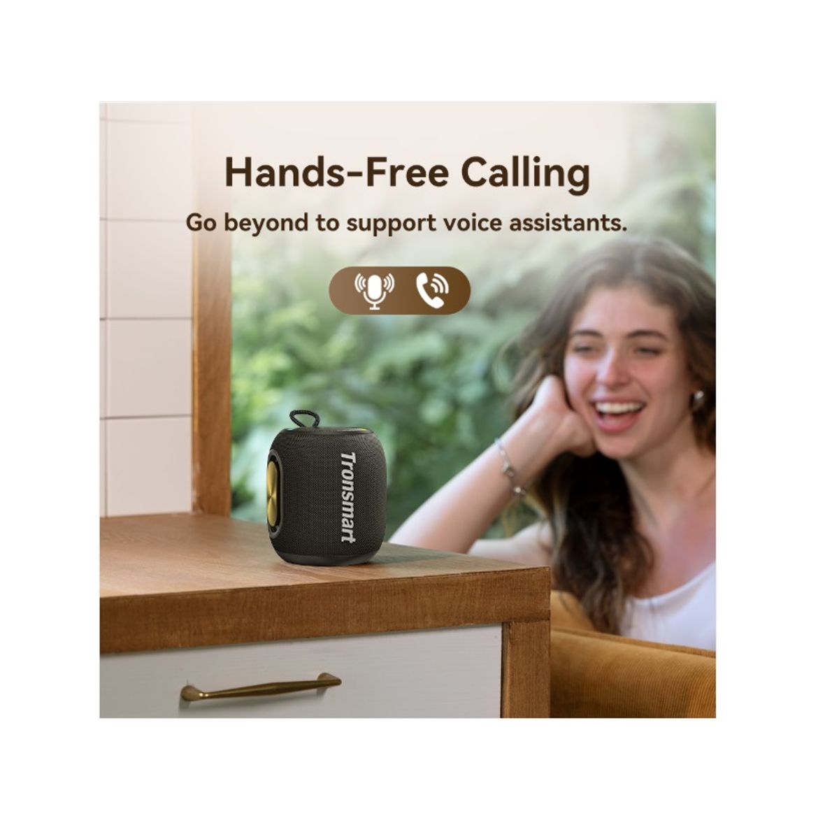 TRONSMART - Tronsmart T8 Mini Parlante Portatil Bluetooth 5.3 Ipx7 16w