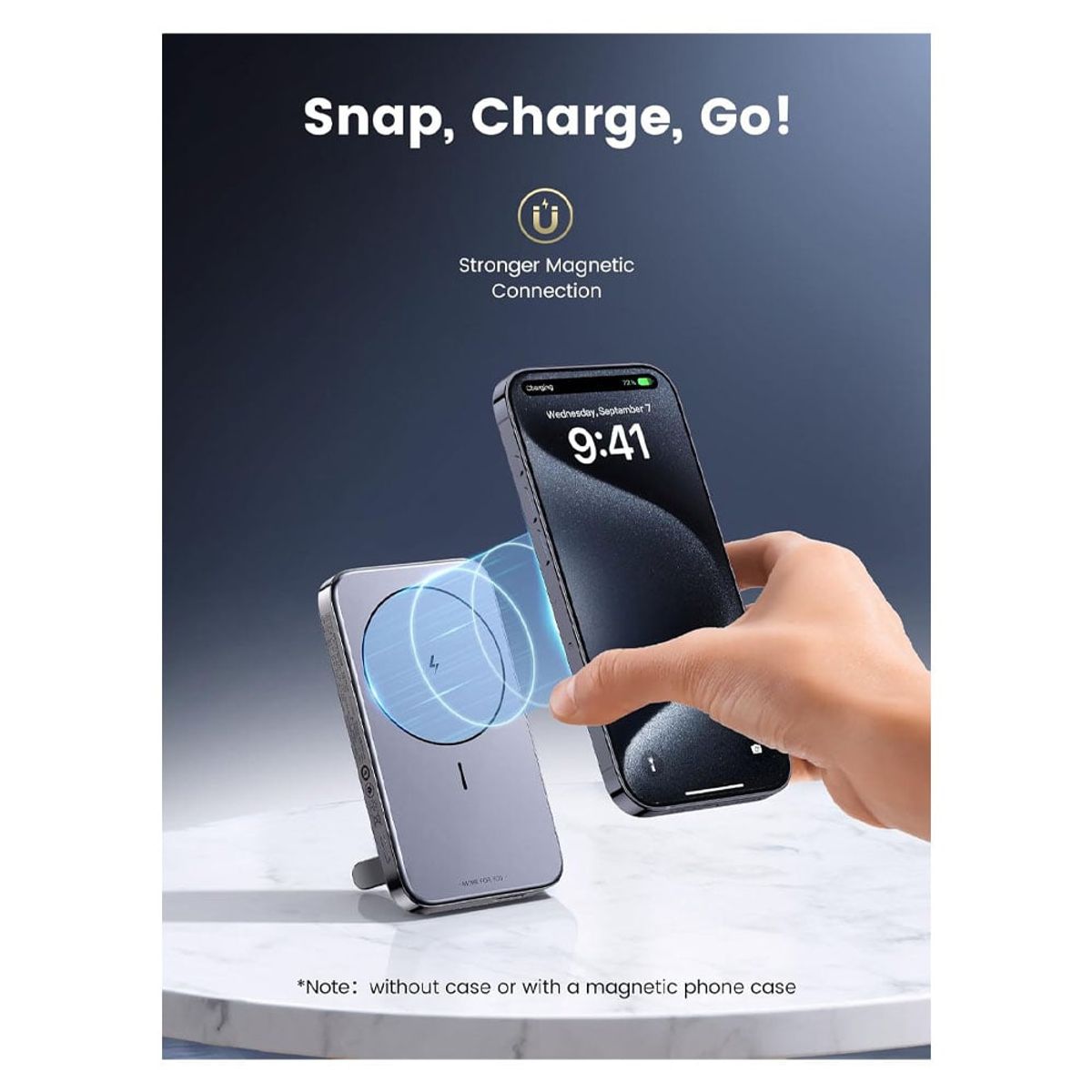 UGREEN - Ugreen 10000mah Power Bank Con Soporte Plegable 15086