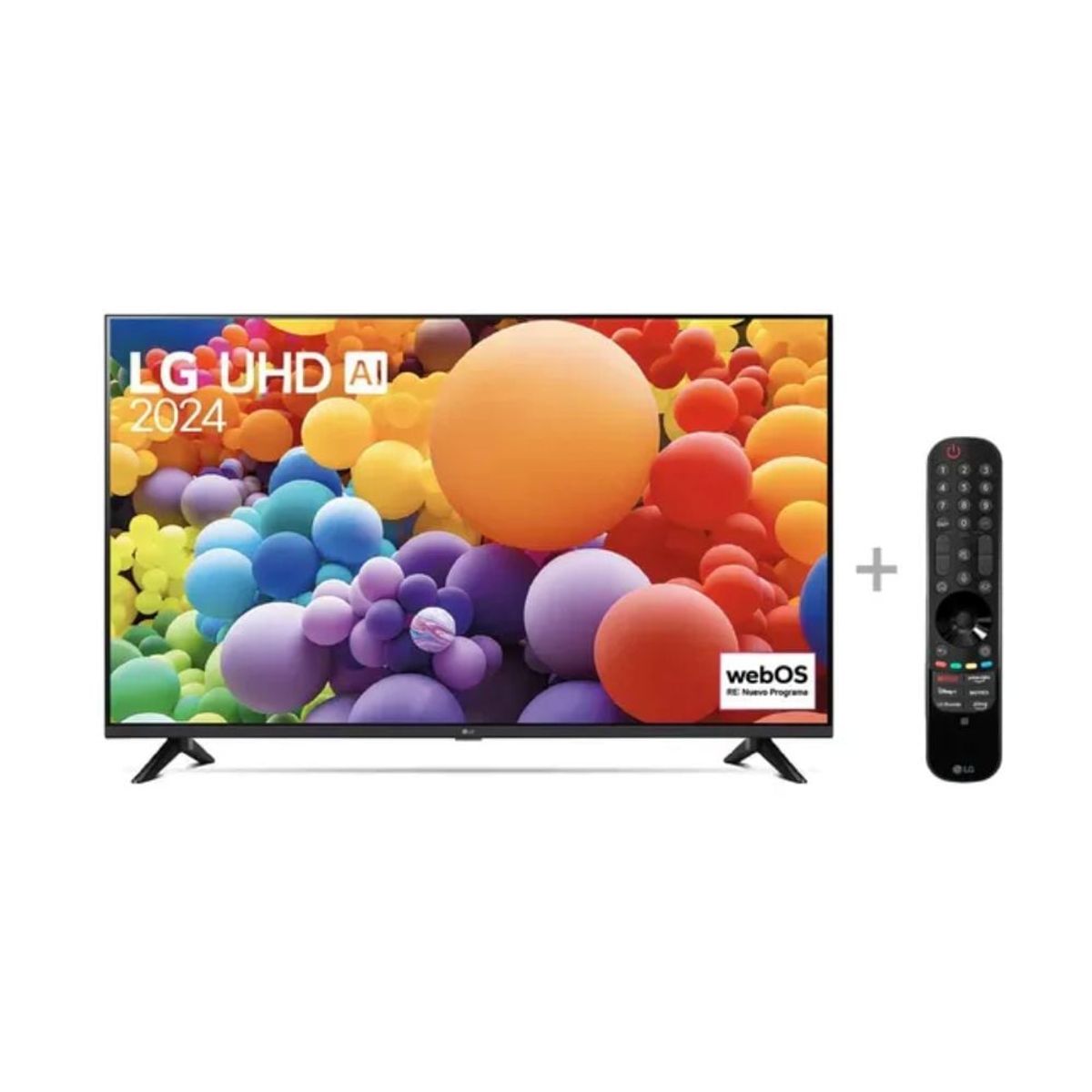 LG - Televisor LG 50"  UHD 4K Smart TV ThinQ AI webOS + Control Remoto Magic 50UT7300PSA