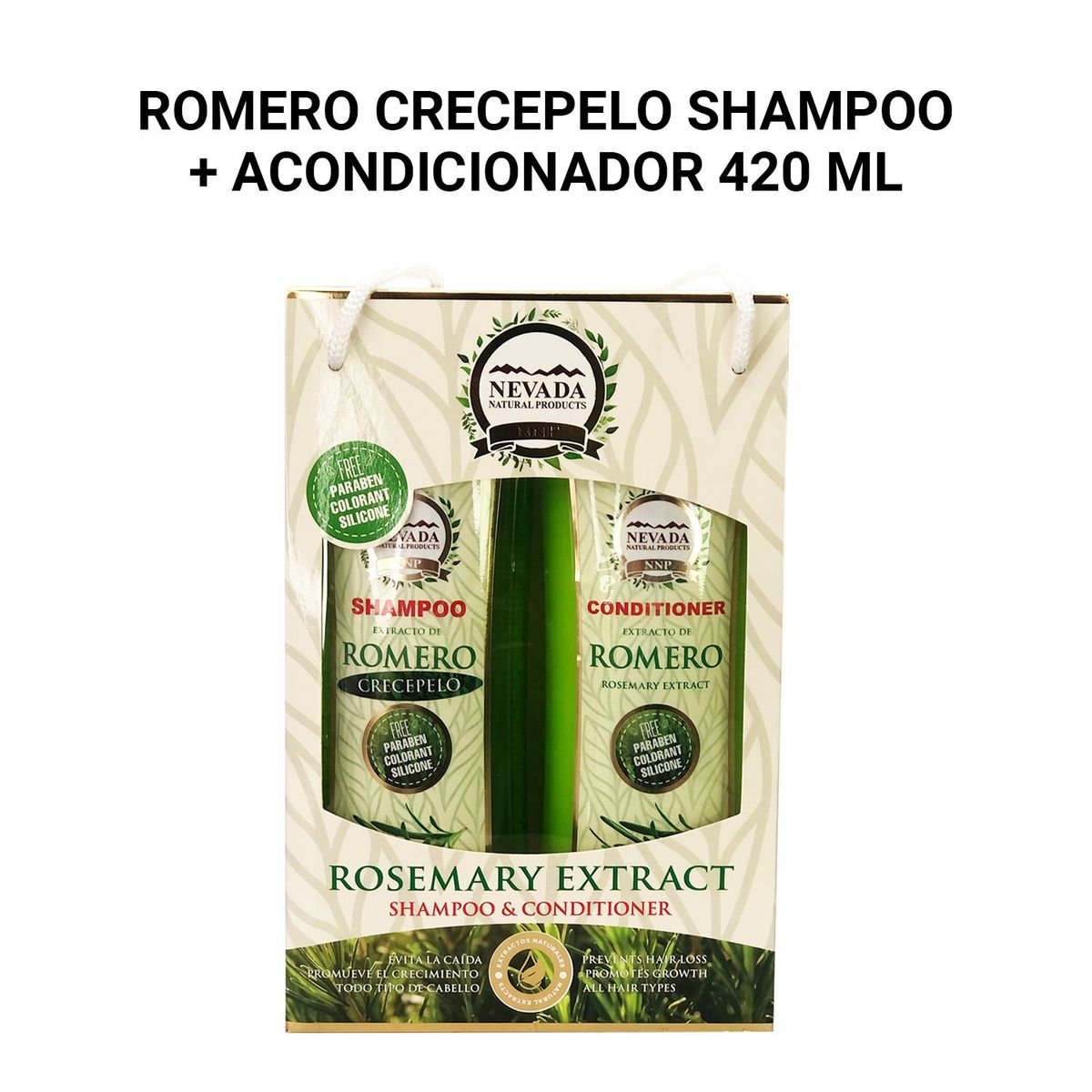 GENERICO - Romero Crecepelo Shampoo + Acondicionador 420ml