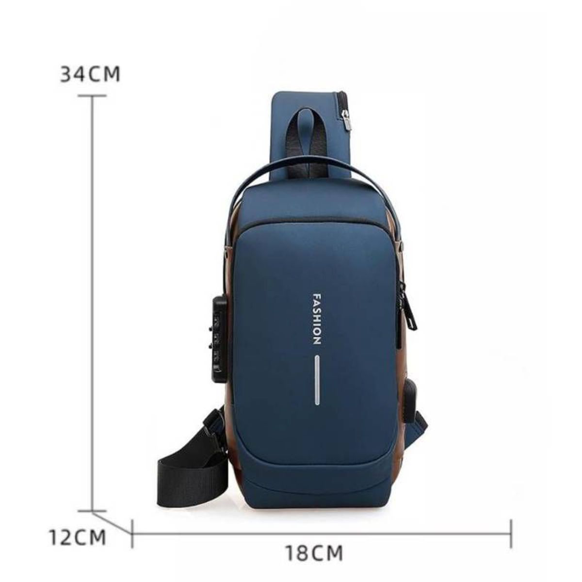 SPORT FITNESS - MORRAL MOCHILA ANTIRROBO CANDADO CLAVE