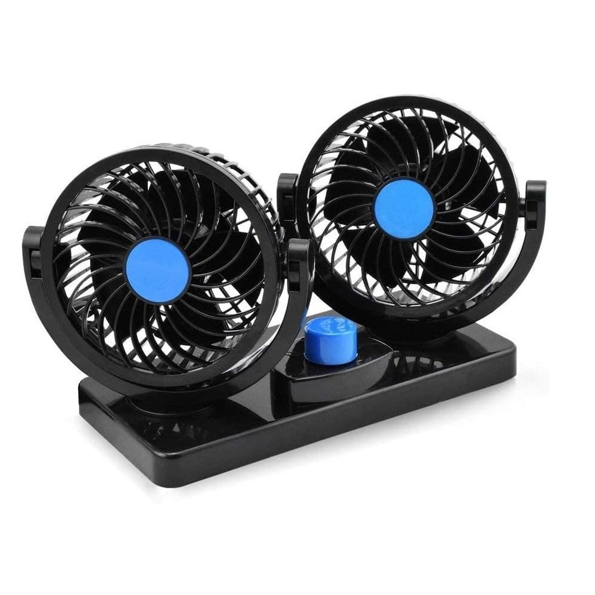 GENERICO - Ventilador portátil para carro de 2 cabezales
