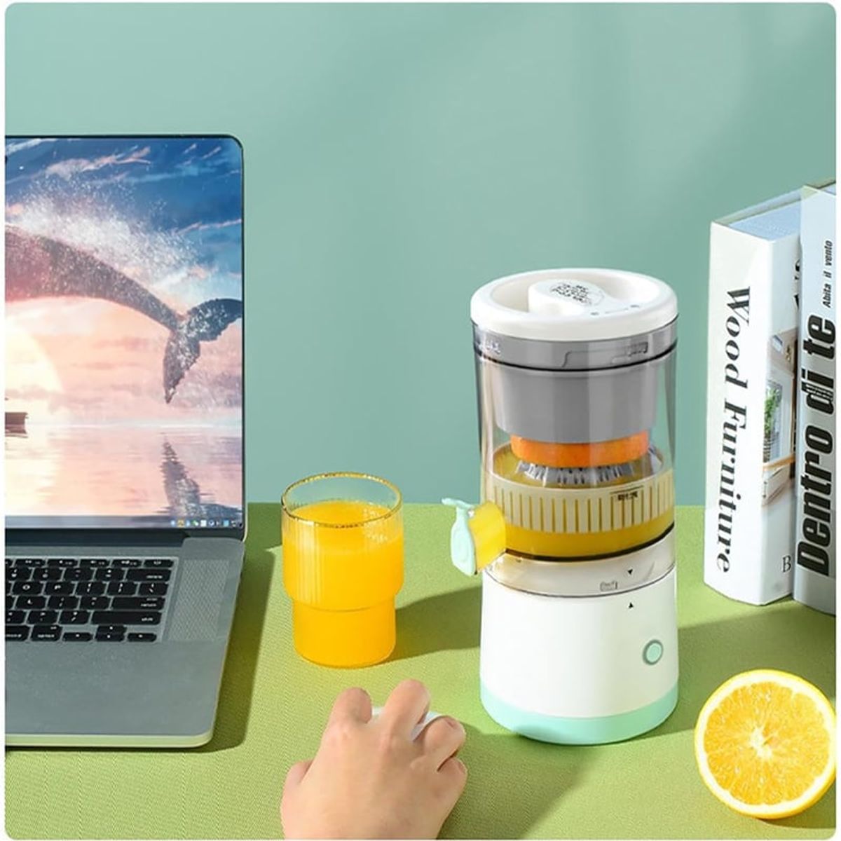 GENERICO - EXPRIMIDOREXTRACTOR PORTATIL DE FRUTAS RECARGABLE USB