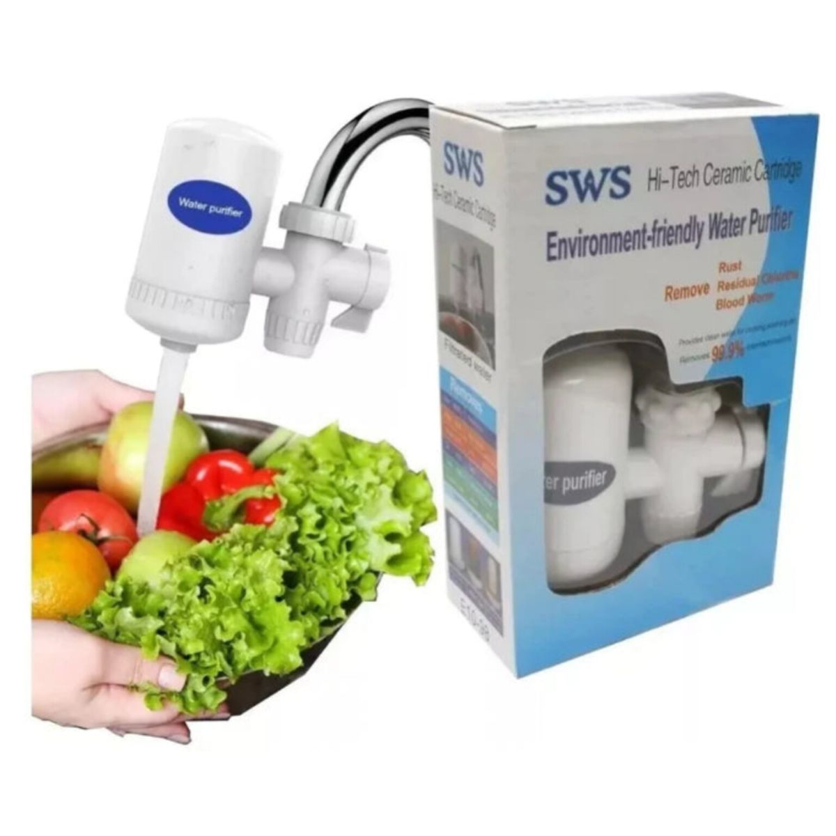 TWS - FILTRO PURIFICADOR DE AGUA CON LLAVE DUAL