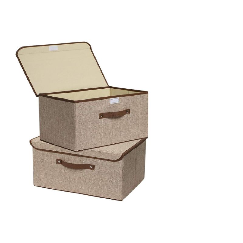 GENERICO - PACK X 2 CAJAS ORGANIZADORES DE ALMACENAMIENTO PLEGABLE