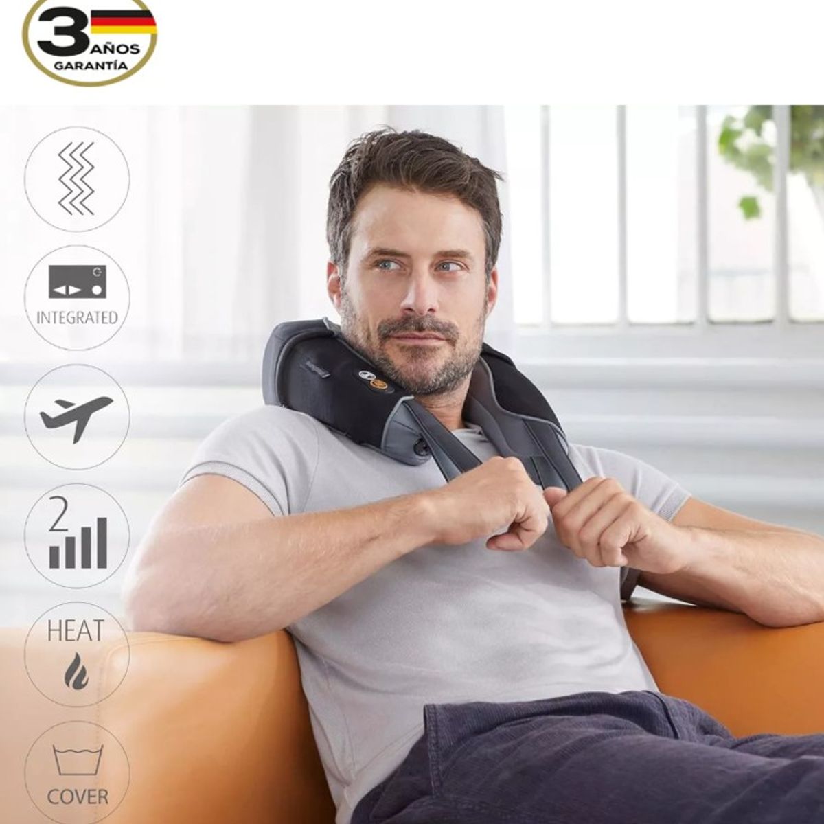 MEDISANA - NM 868 Masajeador cervical por vibración con función de calor