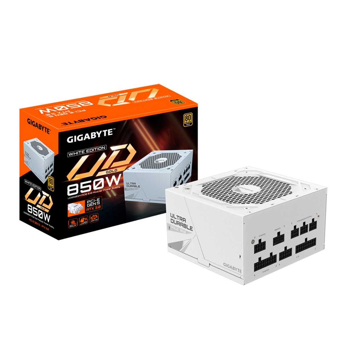 GIGABYTE - FUENTE DE ALIMENTACION GIGABYTE 850W 80+ GOLD  PN GP-UD850GM PG5W