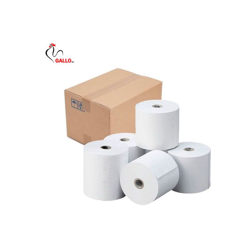 GALLOS - ROLLO DE PAPEL TERMICO GALLO 55GR  80 MM BLANCO PN 3GAK670001