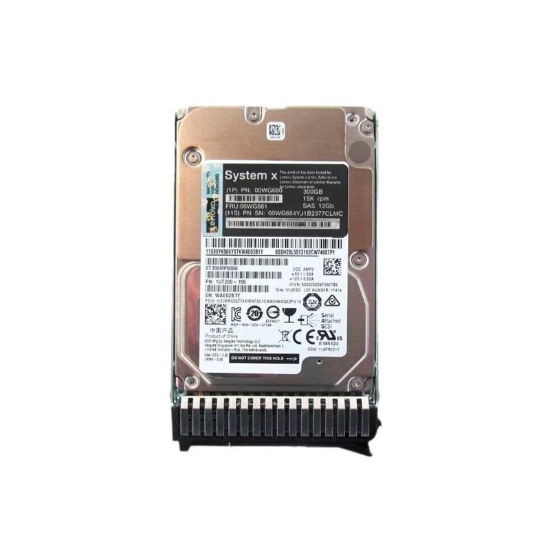 LENOVO - DISCO DURO LENOVO 300GB 15K 12GB SAS 25 PN 00WG660 00WG661 00WG664