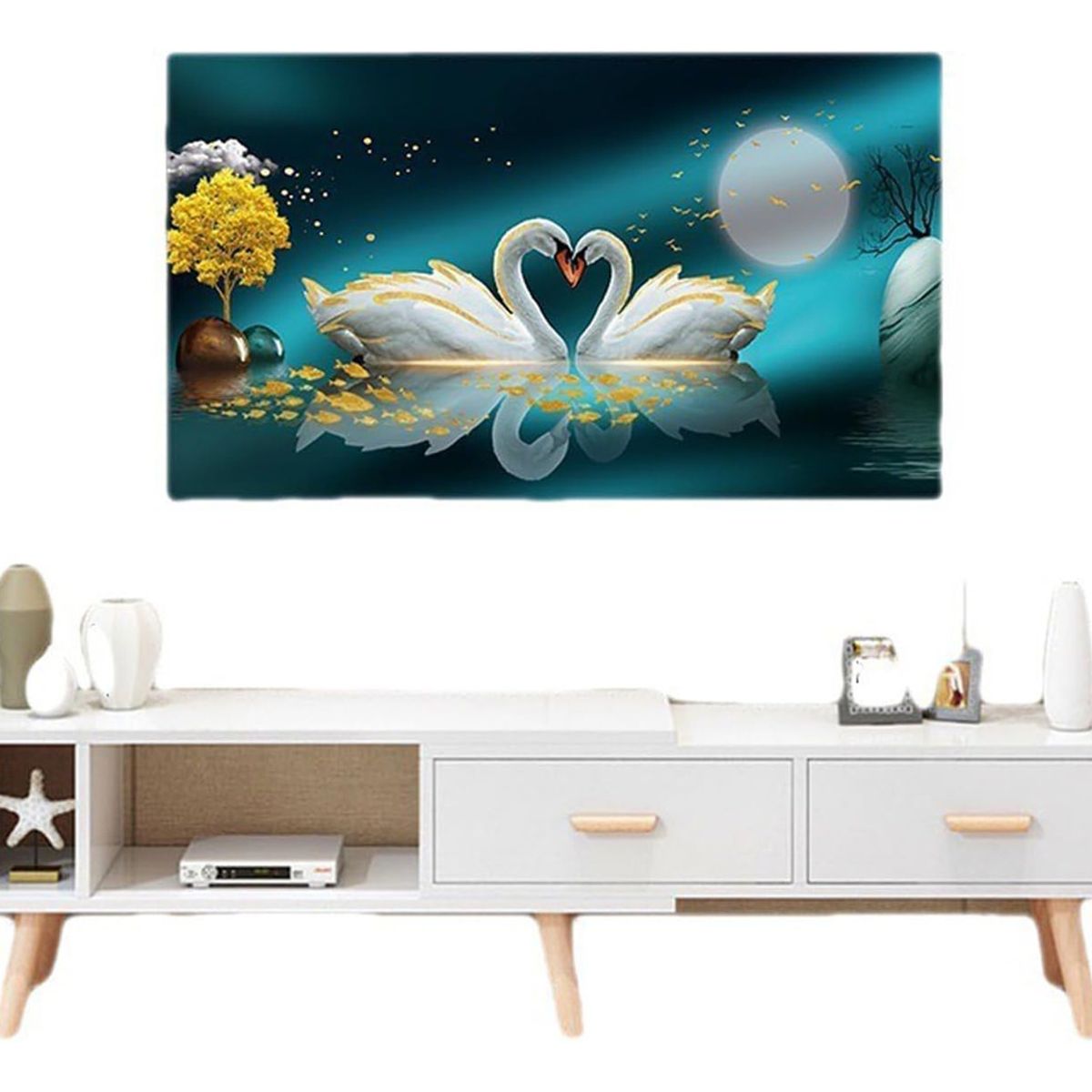 ANYHOGAR - Soporte De Tv Retráctil Anyhogar