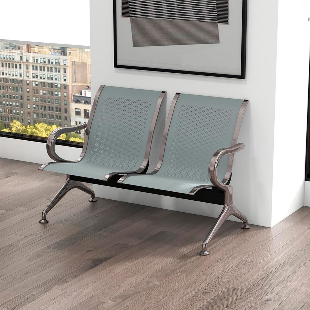 OFIDEAS - Tandem de Espera Aeropuerto Sin Tapiz 2 Cuerpos Ofideas